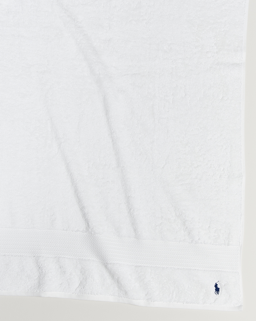 Herr | Ralph Lauren Home Polo Player Shower Towel 75x140 White | Ralph Lauren Home | Polo Player Shower Towel 75x140 White