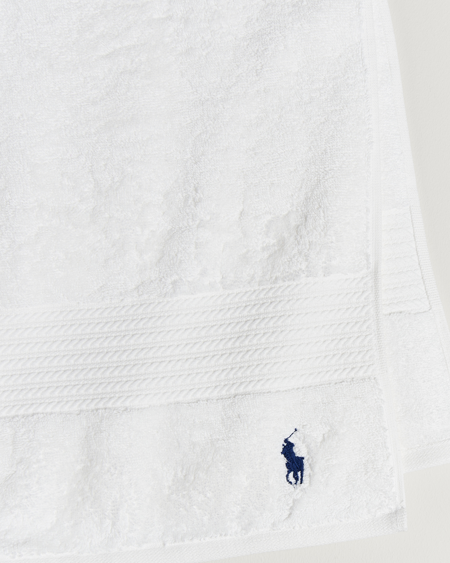 Herr | Ralph Lauren Home Polo Player Shower Towel 75x140 White | Ralph Lauren Home | Polo Player Shower Towel 75x140 White