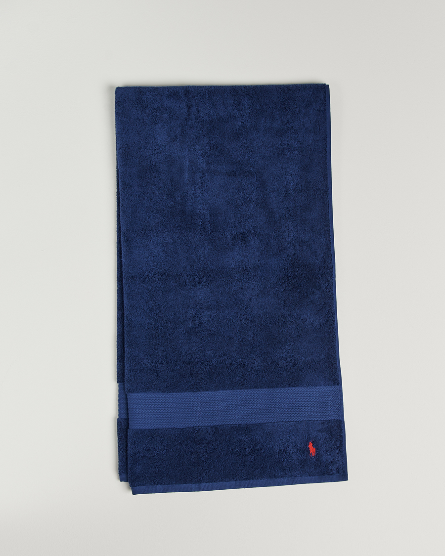 Herr | Ralph Lauren Home Polo Player Bath Sheet 90x170 Marine | Ralph Lauren Home | Polo Player Bath Sheet 90x170 Marine