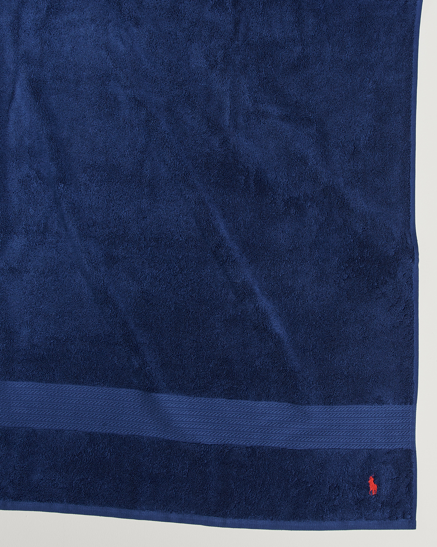 Herr | Ralph Lauren Home Polo Player Bath Sheet 90x170 Marine | Ralph Lauren Home | Polo Player Bath Sheet 90x170 Marine