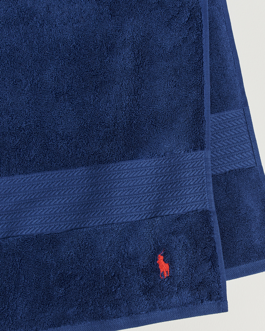 Herr | Ralph Lauren Home Polo Player Bath Sheet 90x170 Marine | Ralph Lauren Home | Polo Player Bath Sheet 90x170 Marine