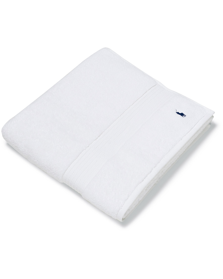 Herr | Ralph Lauren Home Polo Player Bath Sheet 90x170 White | Ralph Lauren Home | Polo Player Bath Sheet 90x170 White