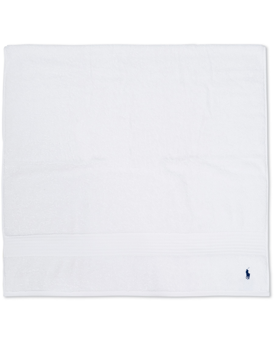 Herr | Ralph Lauren Home Polo Player Bath Sheet 90x170 White | Ralph Lauren Home | Polo Player Bath Sheet 90x170 White