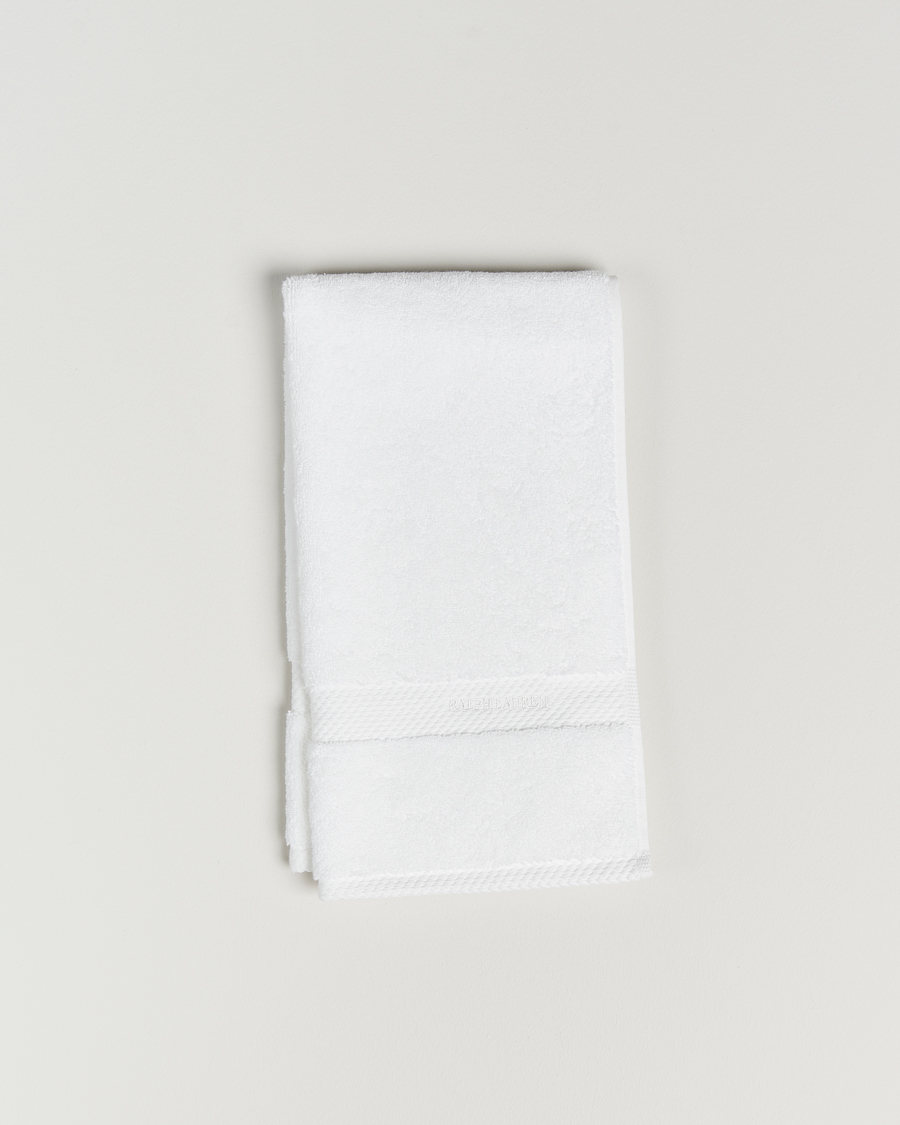 Herr | Ralph Lauren Home Avenue Guest Towel 42x70 White | Ralph Lauren Home | Avenue Guest Towel 42x70 White