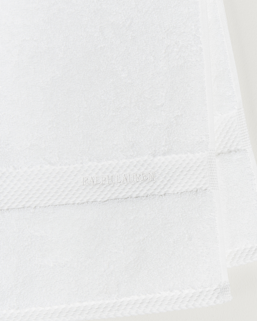 Herr | Ralph Lauren Home Avenue Guest Towel 42x70 White | Ralph Lauren Home | Avenue Guest Towel 42x70 White