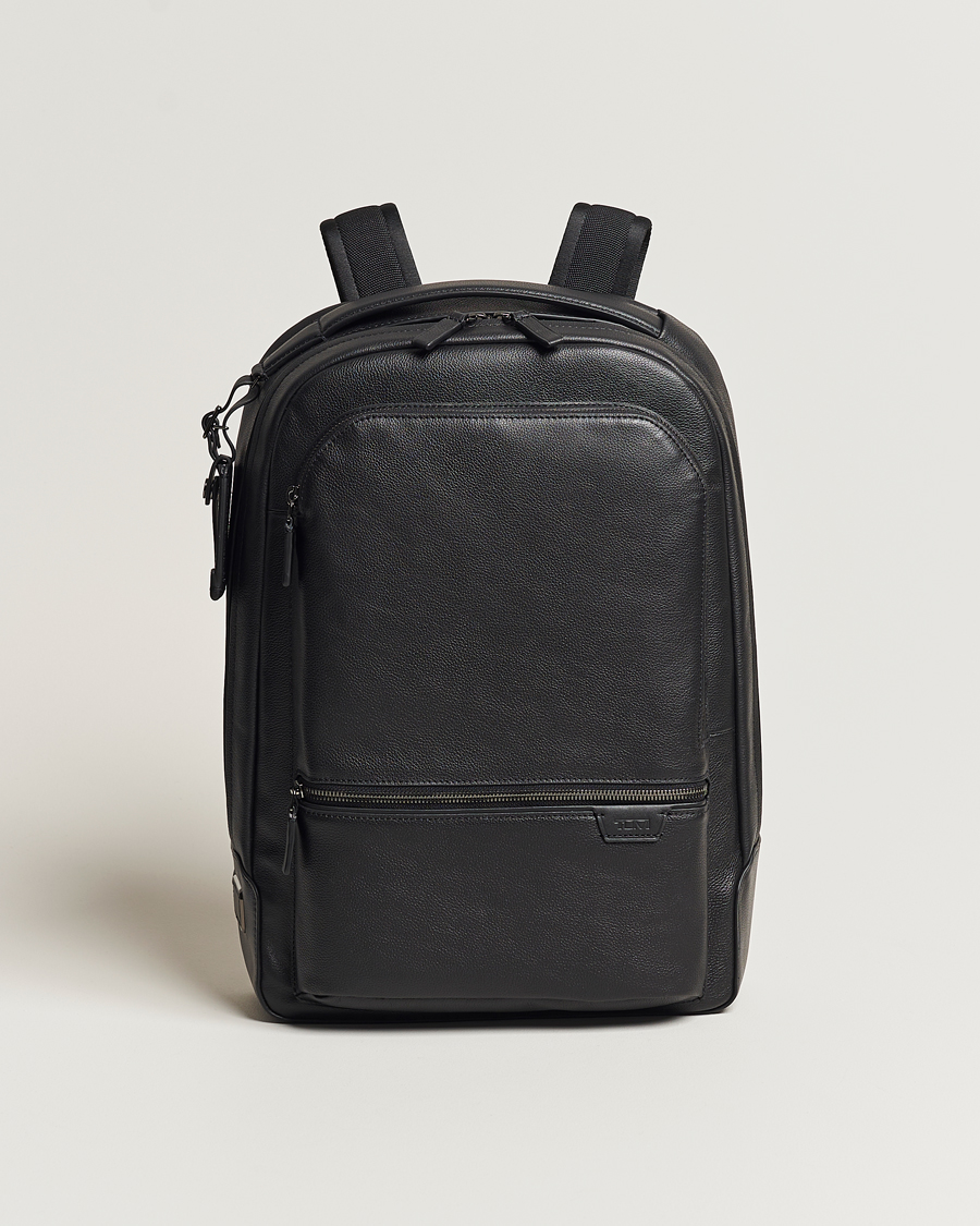 Herr | TUMI Harrison Bradner Leather Backpack Black | TUMI | Harrison Bradner Leather Backpack Black
