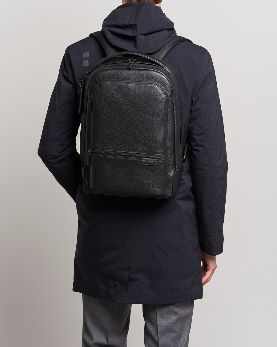 Herr | Accessoarer | TUMI | Harrison Bradner Leather Backpack Black