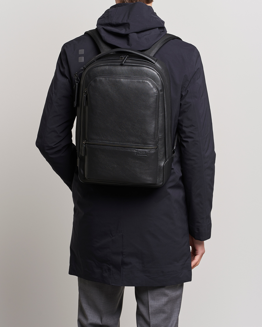 Herr | Ryggsäckar | TUMI | Harrison Bradner Leather Backpack Black