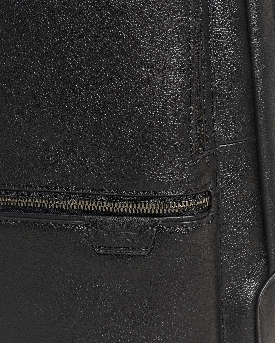 Herr | TUMI Harrison Bradner Leather Backpack Black | TUMI | Harrison Bradner Leather Backpack Black