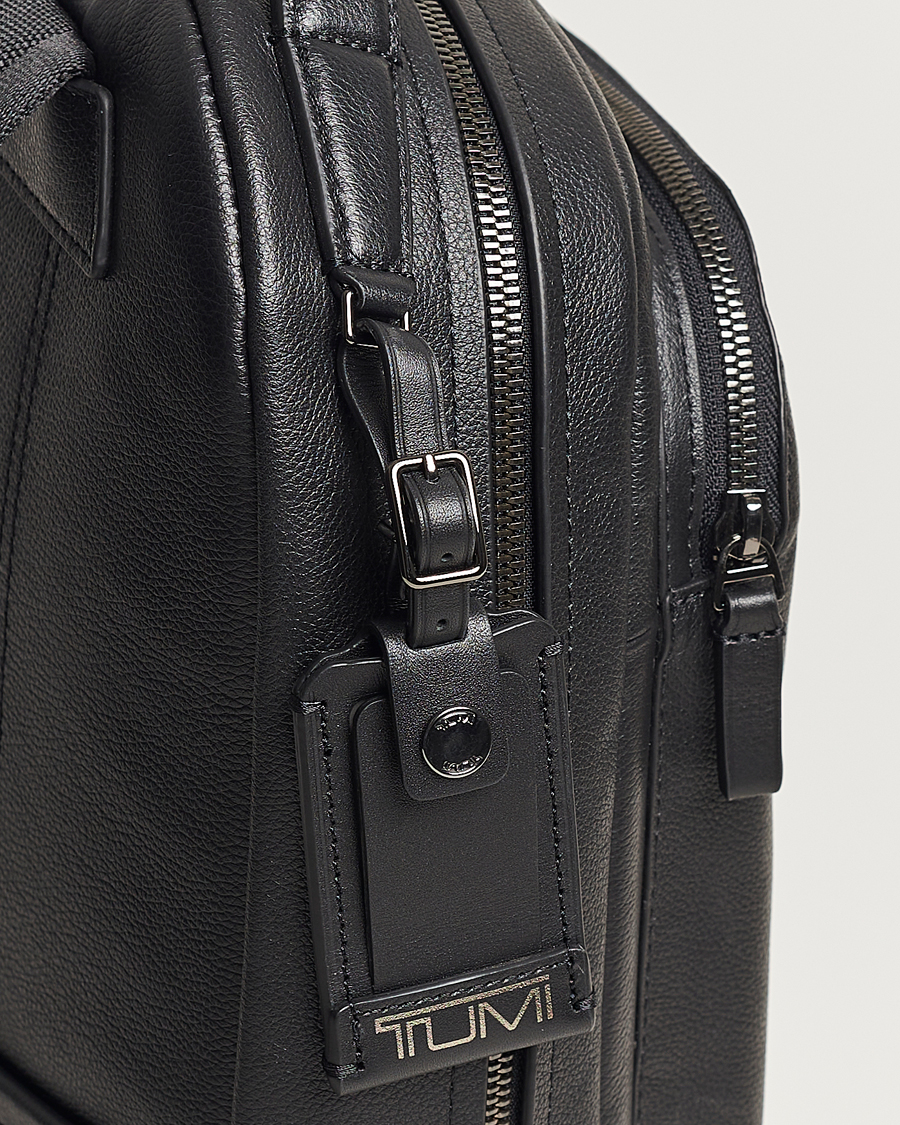 Herr | TUMI Harrison Bradner Leather Backpack Black | TUMI | Harrison Bradner Leather Backpack Black