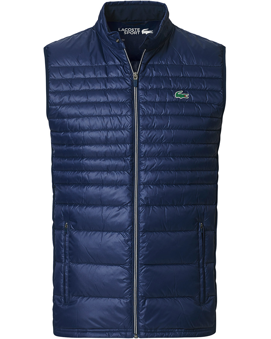 Herr | Jackor | Lacoste | Light Down Vest Navy Blue