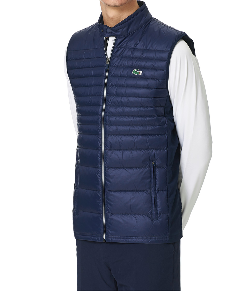Herr | Jackor | Lacoste | Light Down Vest Navy Blue