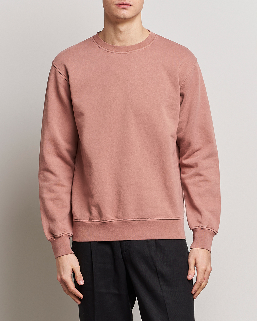 Herr |  | Colorful Standard | Classic Organic Crew Neck Sweat Rosewood Mist