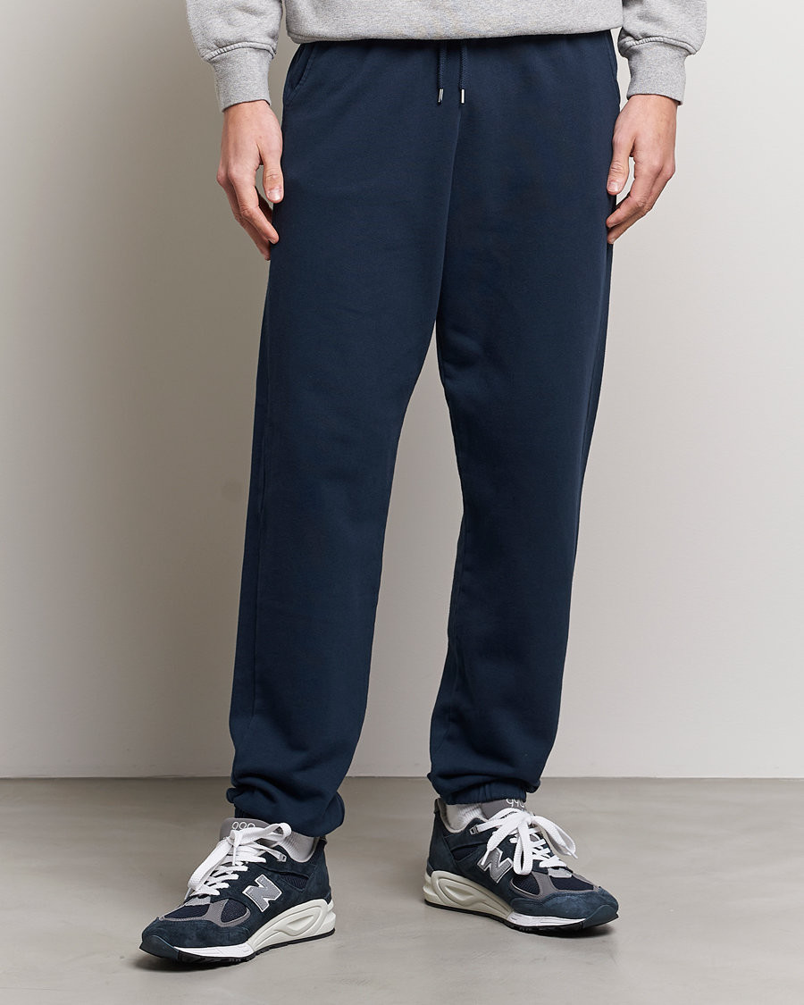 Herr | Mjukisbyxor | Colorful Standard | Classic Organic Sweatpants Navy Blue