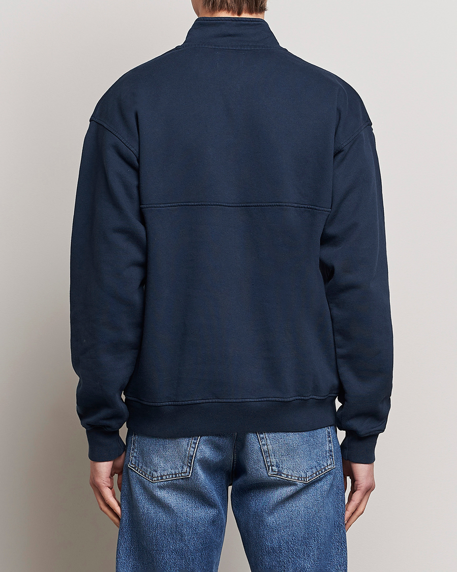 Herr | Tröjor | Colorful Standard | Classic Organic Half-Zip Navy Blue