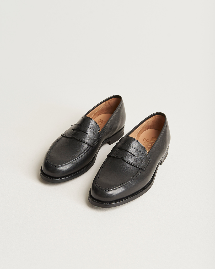 Herr | Crockett & Jones x Tärnsjö Garveri Boston Milled Grain City Sole Black Calf | Crockett & Jones x Tärnsjö Garveri | Boston Milled Grain City Sole Black Calf