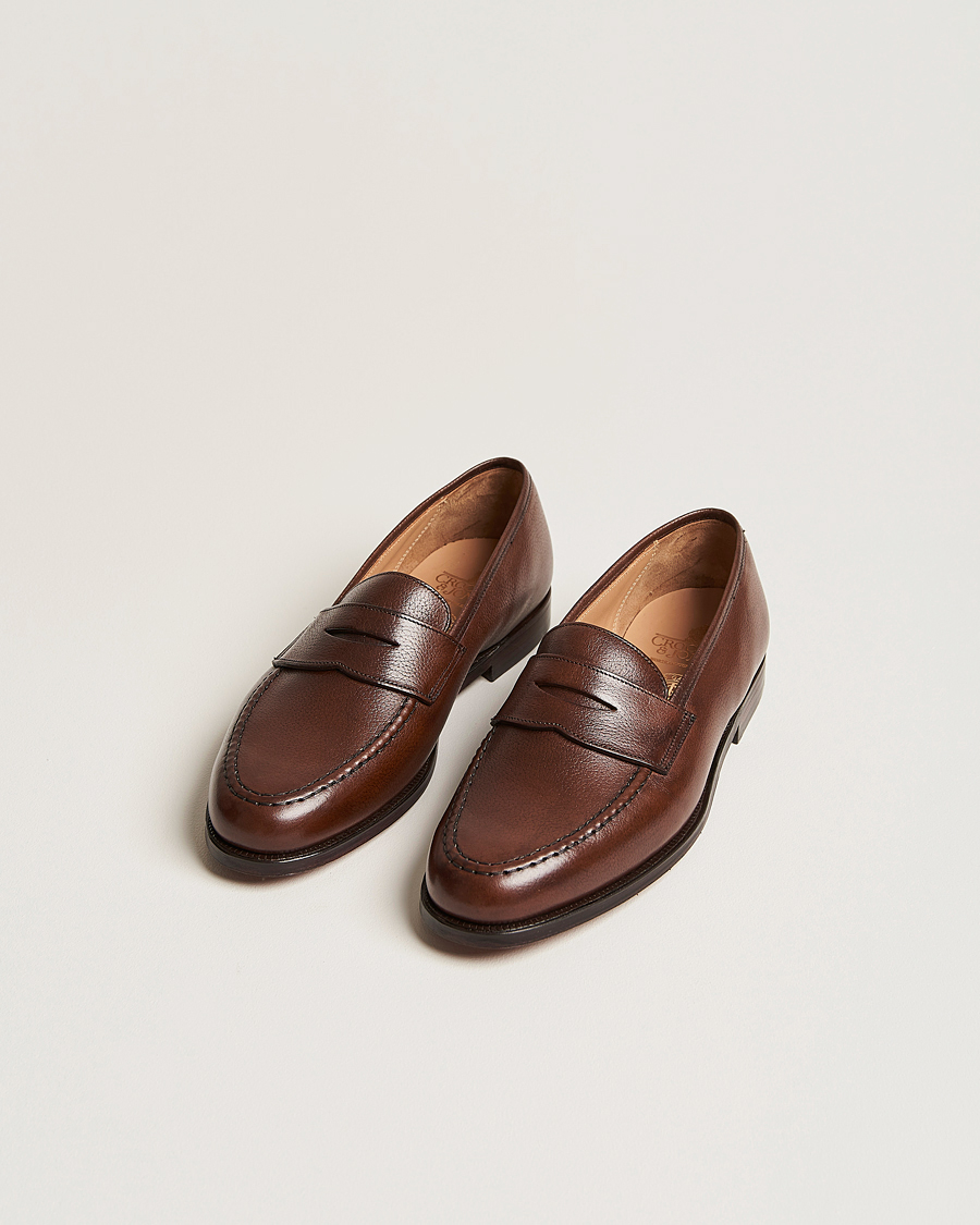 Herr |  | Crockett & Jones x Tärnsjö Garveri | Boston Milled Grain Leather Sole Dk Brown Calf