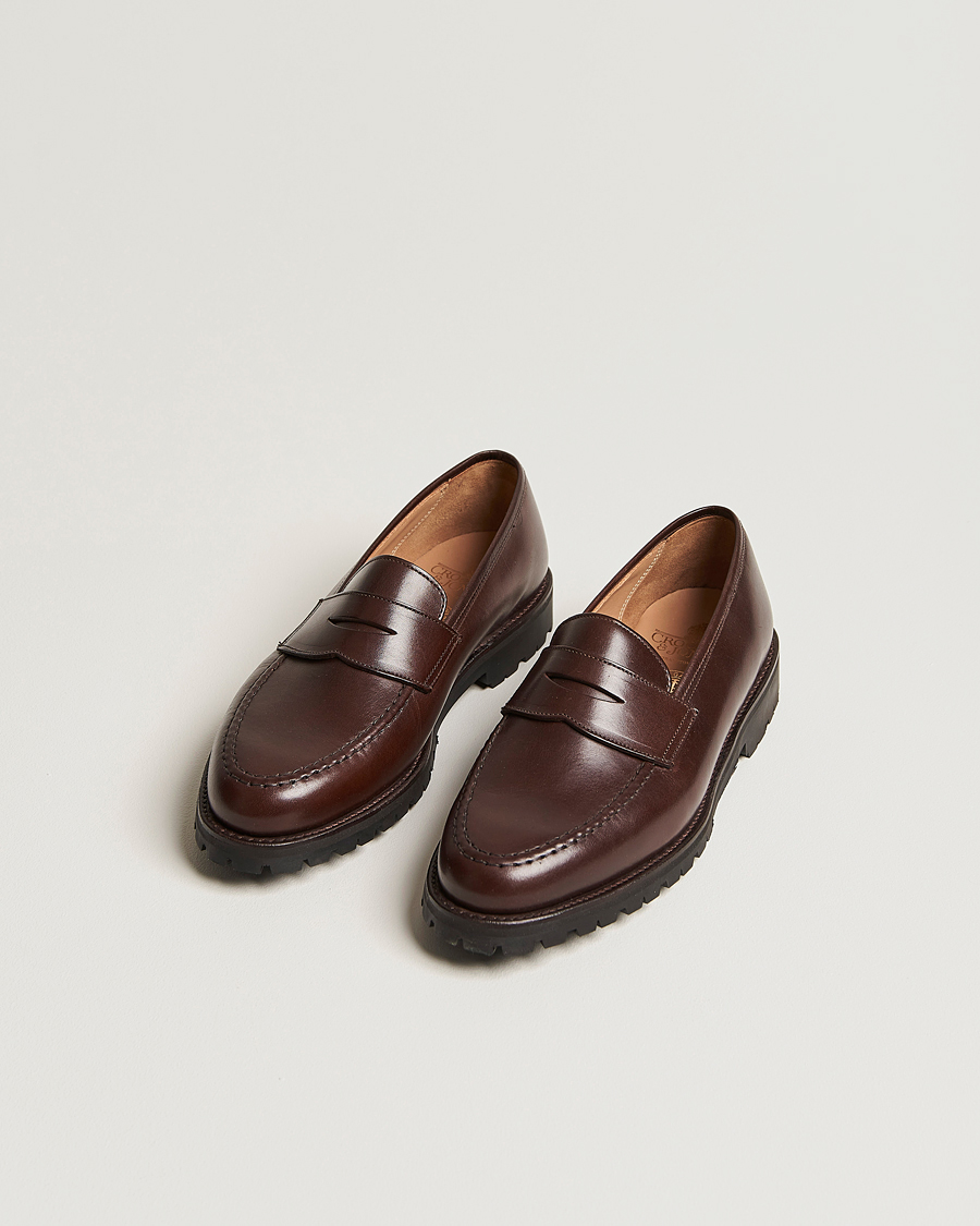Herr |  | Crockett & Jones x Tärnsjö Garveri | Boston Vibram Cleated Sole Dk Brown Calf