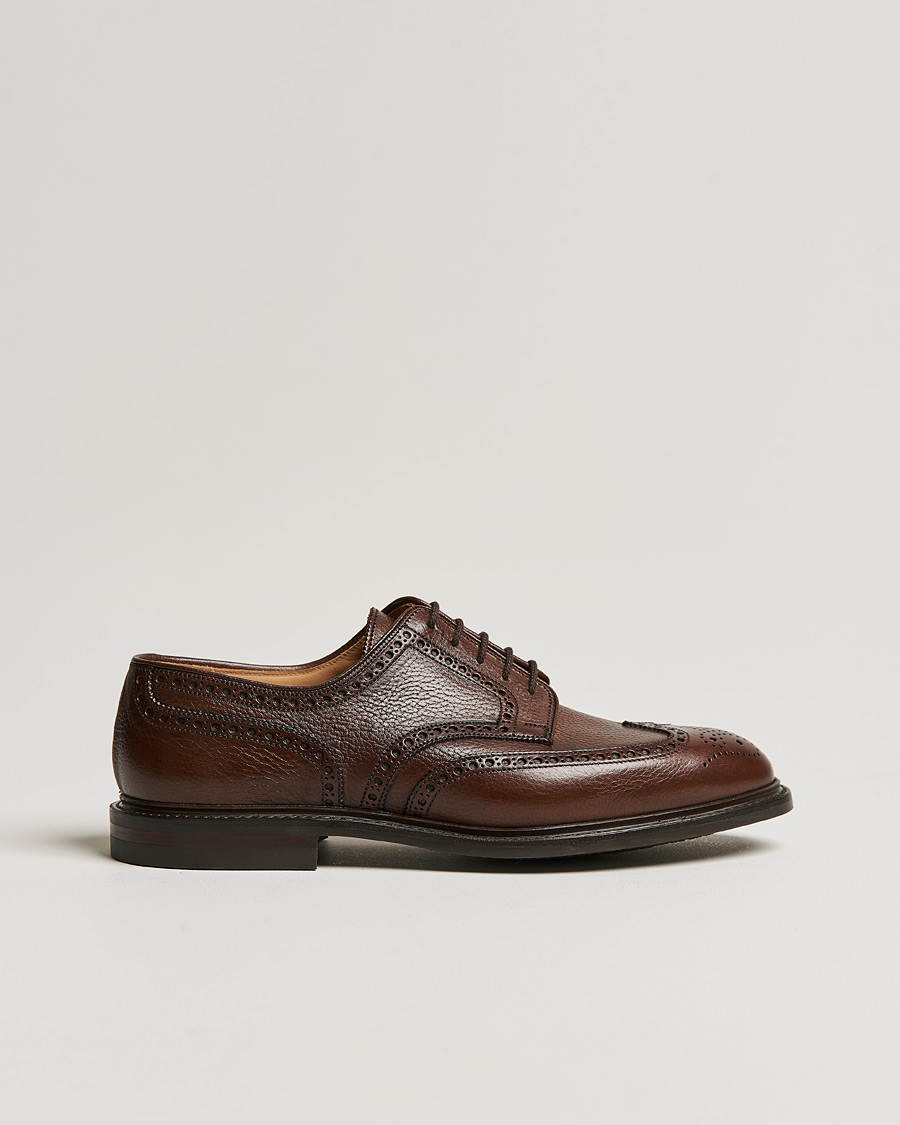 Herr | Crockett & Jones x Tärnsjö Garveri Pembroke Milled Grain City Sole Dk Brown Calf | Crockett & Jones x Tärnsjö Garveri | Pembroke Milled Grain City Sole Dk Brown Calf