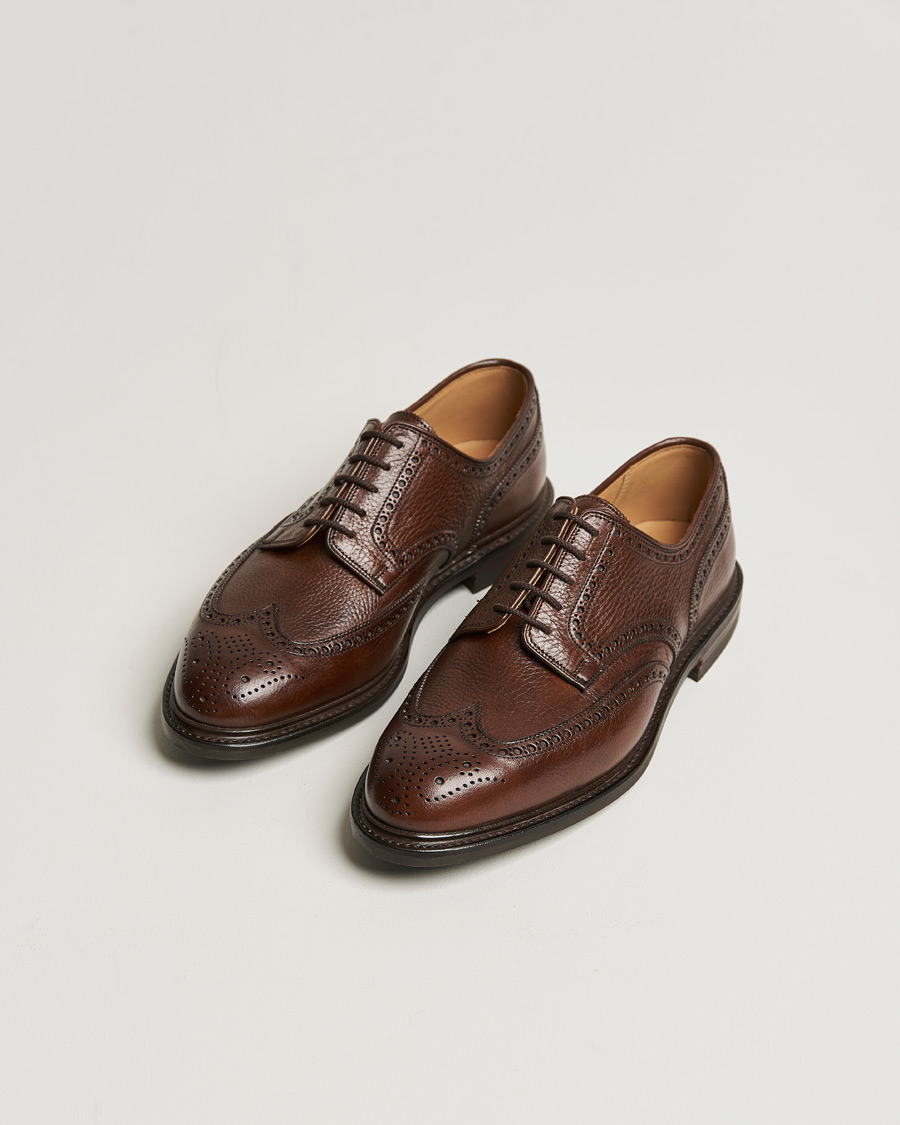 Herr | Crockett & Jones x Tärnsjö Garveri Pembroke Milled Grain City Sole Dk Brown Calf | Crockett & Jones x Tärnsjö Garveri | Pembroke Milled Grain City Sole Dk Brown Calf