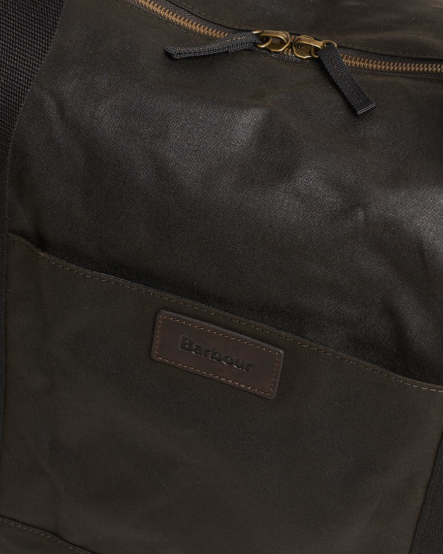 Herr | Väskor | Barbour Lifestyle | Explorer Wax Duffle Bag Olive