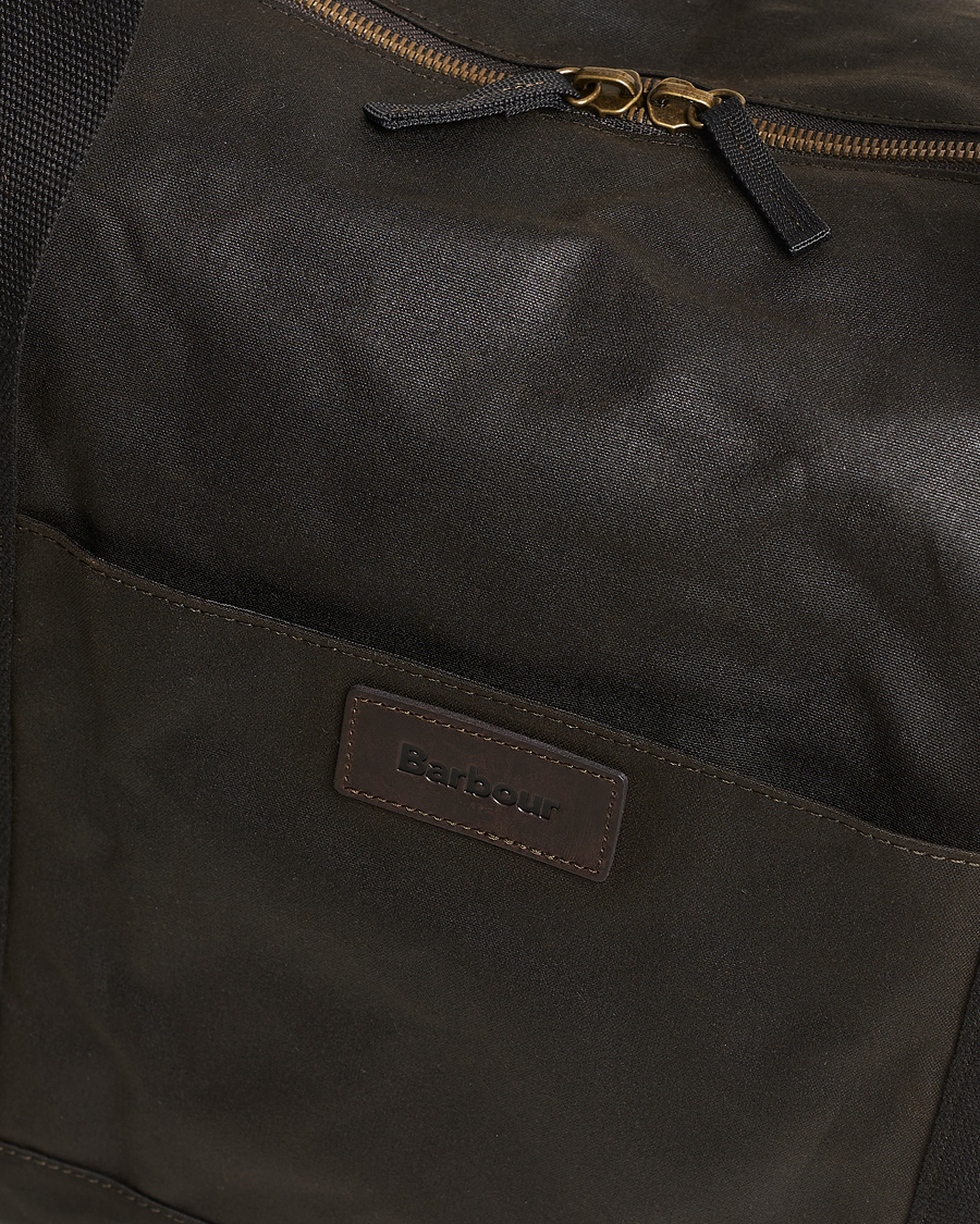 Herr | Barbour Lifestyle Explorer Wax Duffle Bag Olive | Barbour Lifestyle | Explorer Wax Duffle Bag Olive