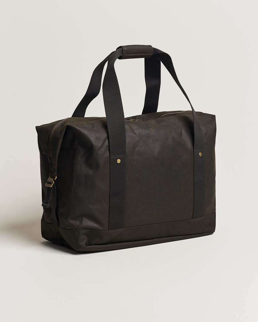 Herr | Barbour Lifestyle Explorer Wax Duffle Bag Olive | Barbour Lifestyle | Explorer Wax Duffle Bag Olive