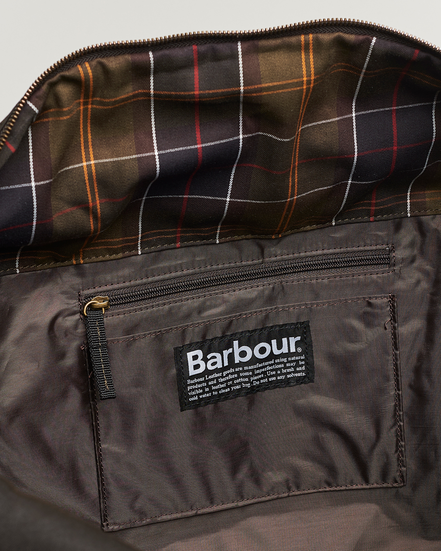 Herr | Väskor | Barbour Lifestyle | Explorer Wax Duffle Bag Olive
