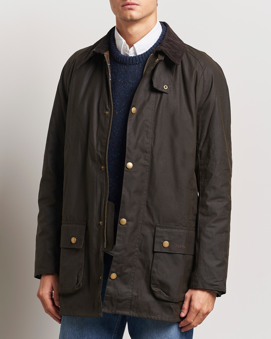 Herr | Kläder | Barbour Lifestyle | Beausby Waxed Jacket Olive