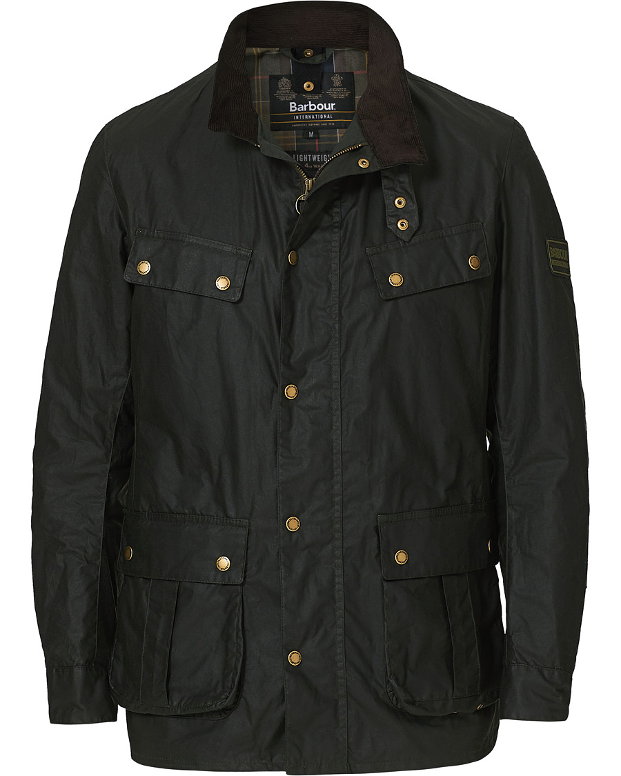 Herr | Jackor | Barbour International | Lightweight Duke Waxed Jacket Sage