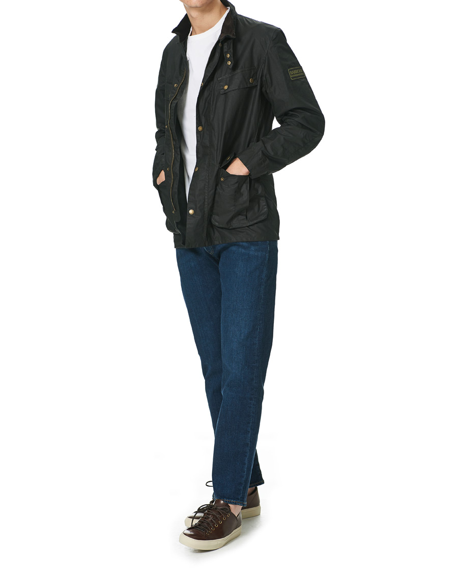 Herr | Jackor | Barbour International | Lightweight Duke Waxed Jacket Sage