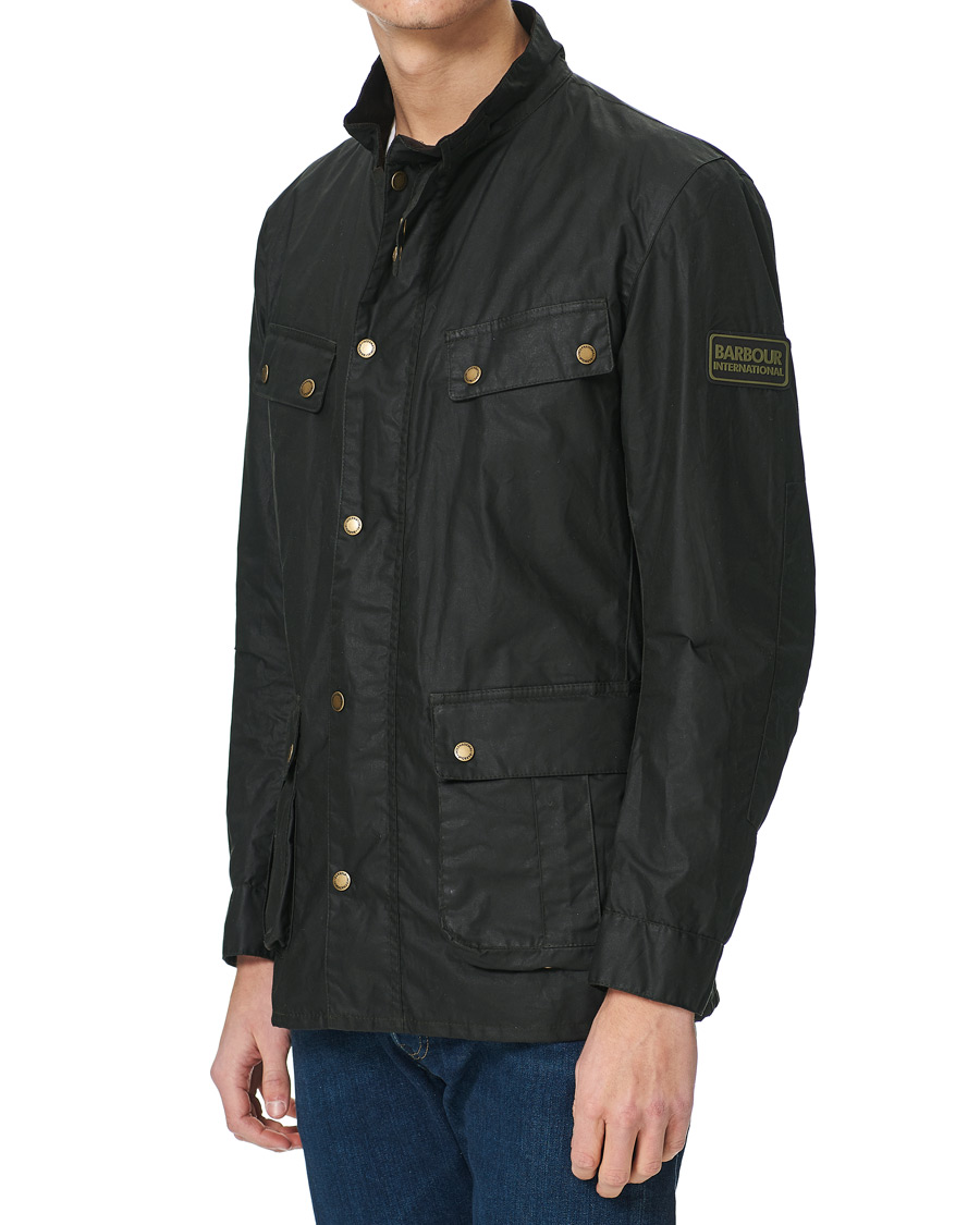 Herr | Jackor | Barbour International | Lightweight Duke Waxed Jacket Sage