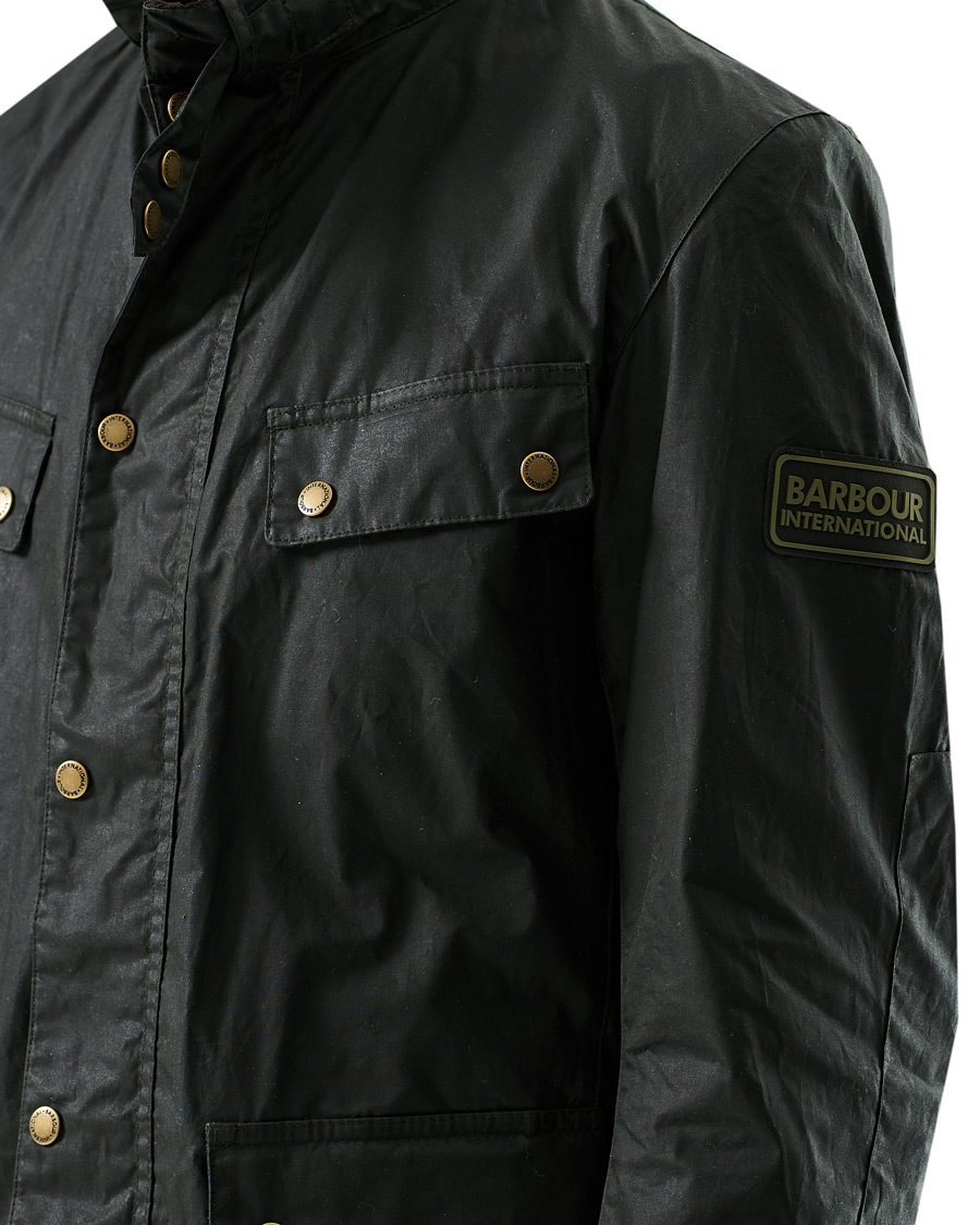 Herr | Jackor | Barbour International | Lightweight Duke Waxed Jacket Sage