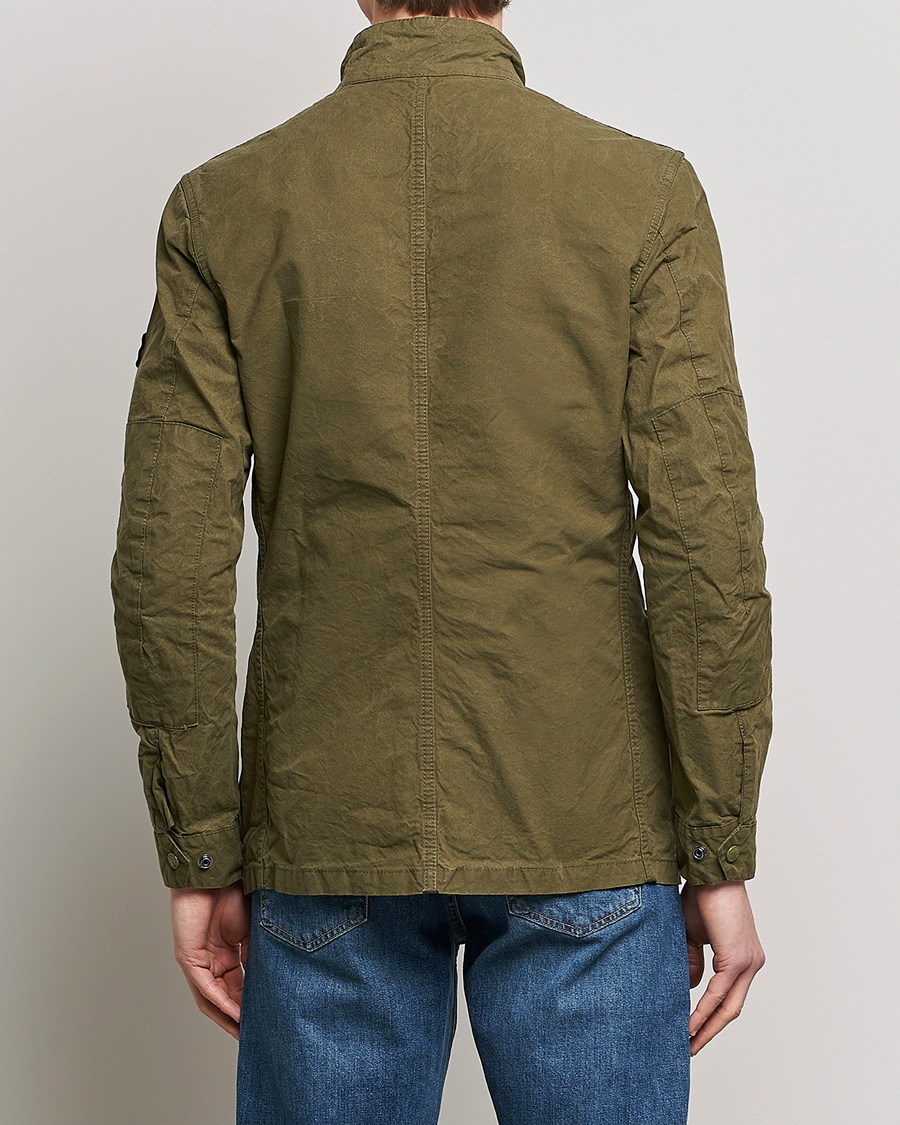 Herr | Jackor | Barbour International | Summer Wash Duke Jacket Dusky Green