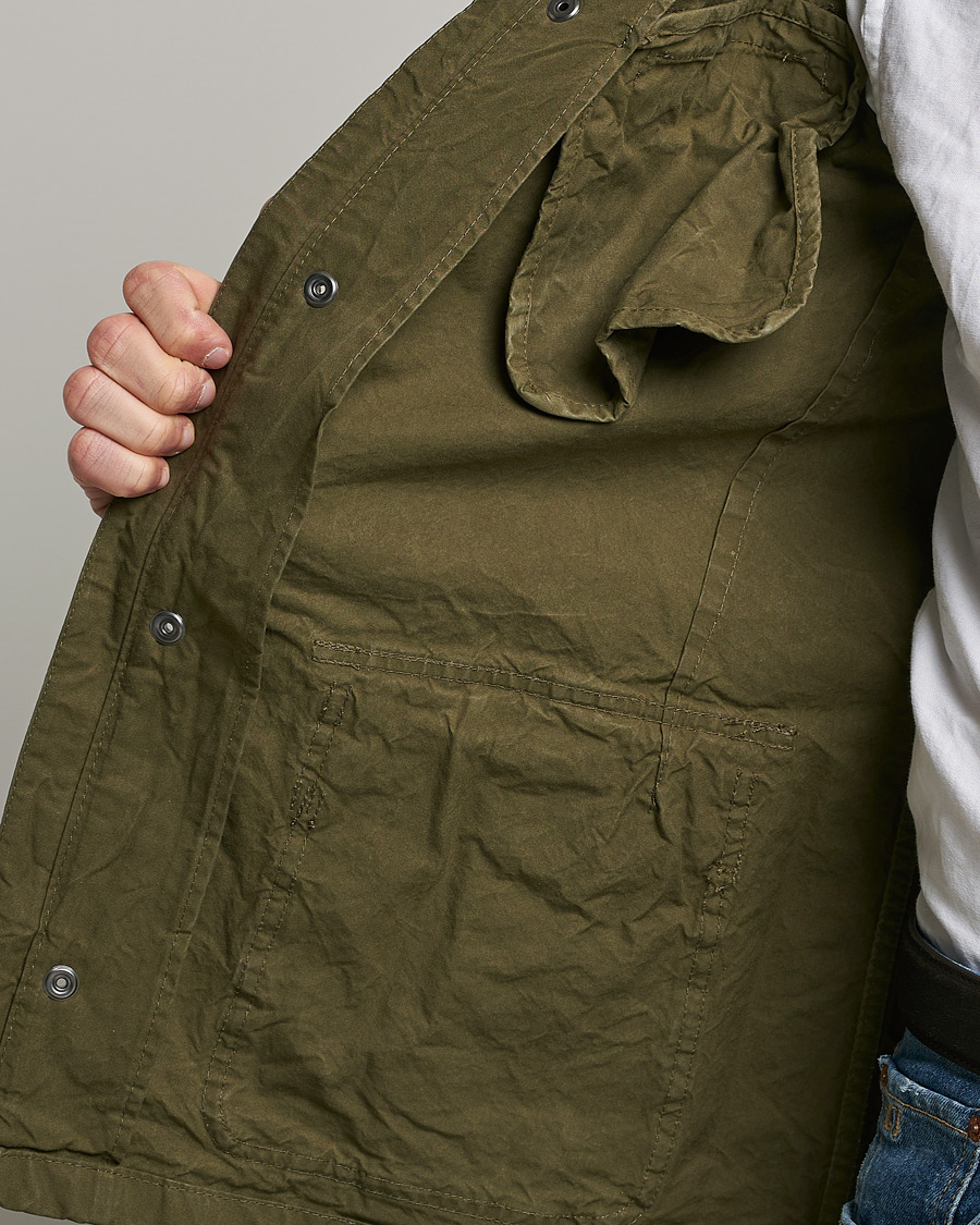 Herr | Jackor | Barbour International | Summer Wash Duke Jacket Dusky Green