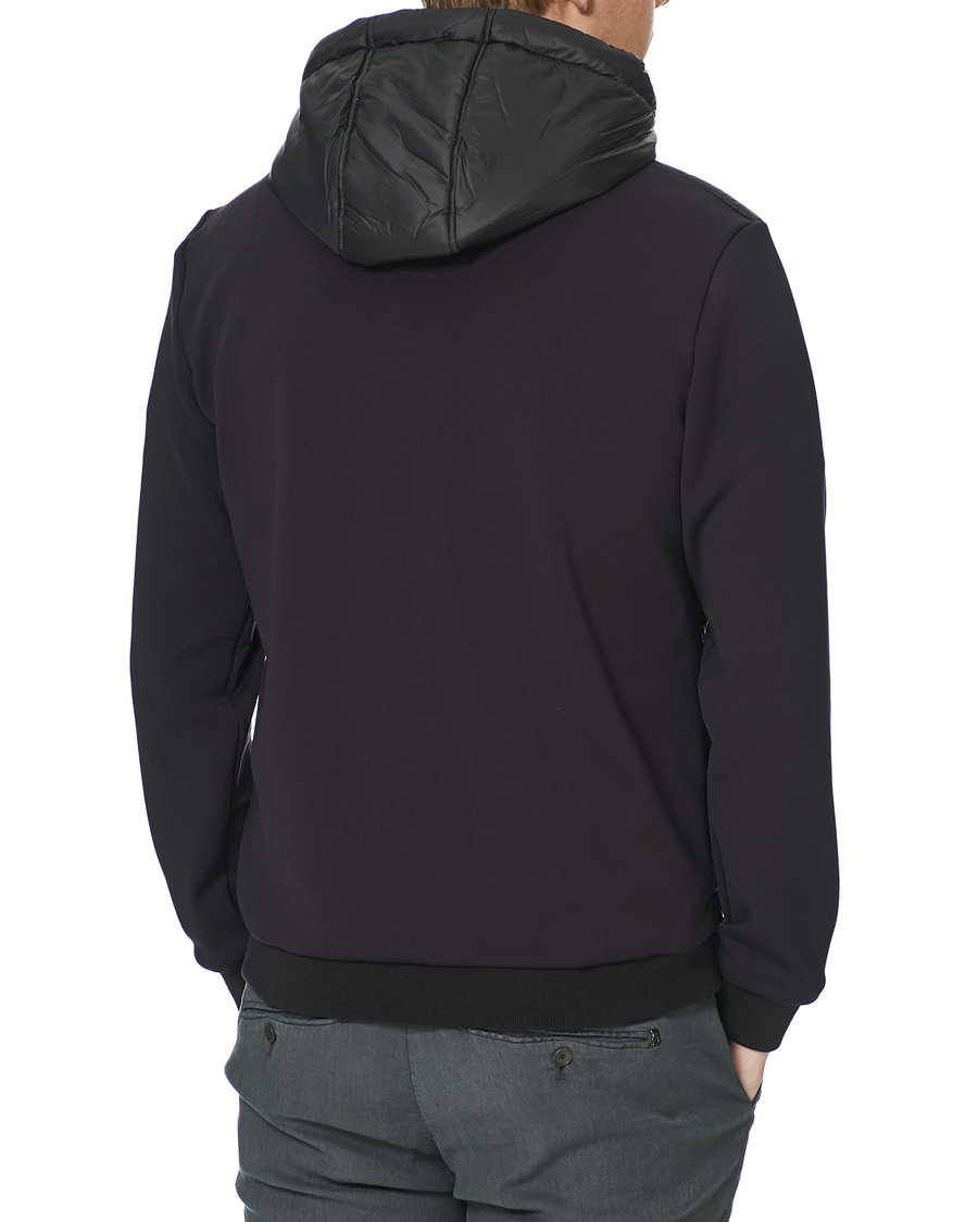 Herr | Tröjor | Barbour International | Baffle Hybrid Full Zip Sweater Black