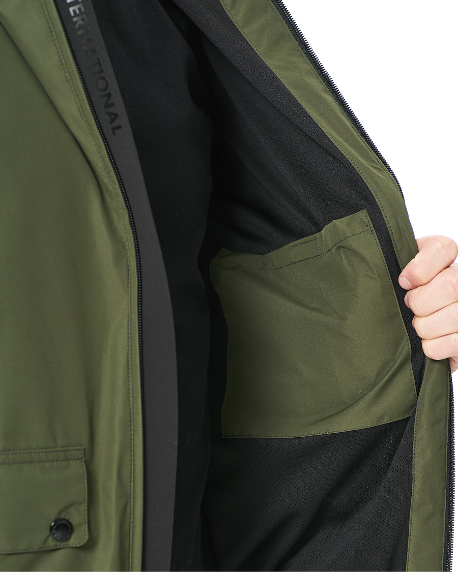 Herr | Jackor | Barbour International | Kenetic Muzzo Waterproof Jacket Olive