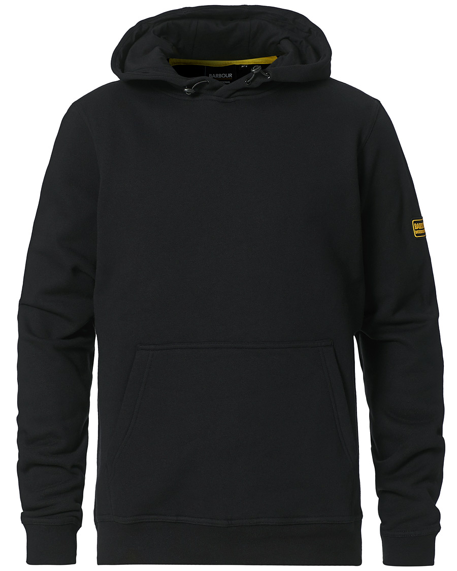 Herr | Tröjor | Barbour International | Badge Hoodie Black