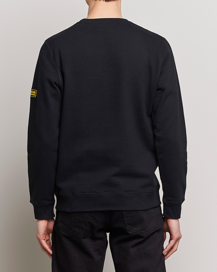 Herr | Tröjor | Barbour International | Badge Crew Neck Sweatshirt Black