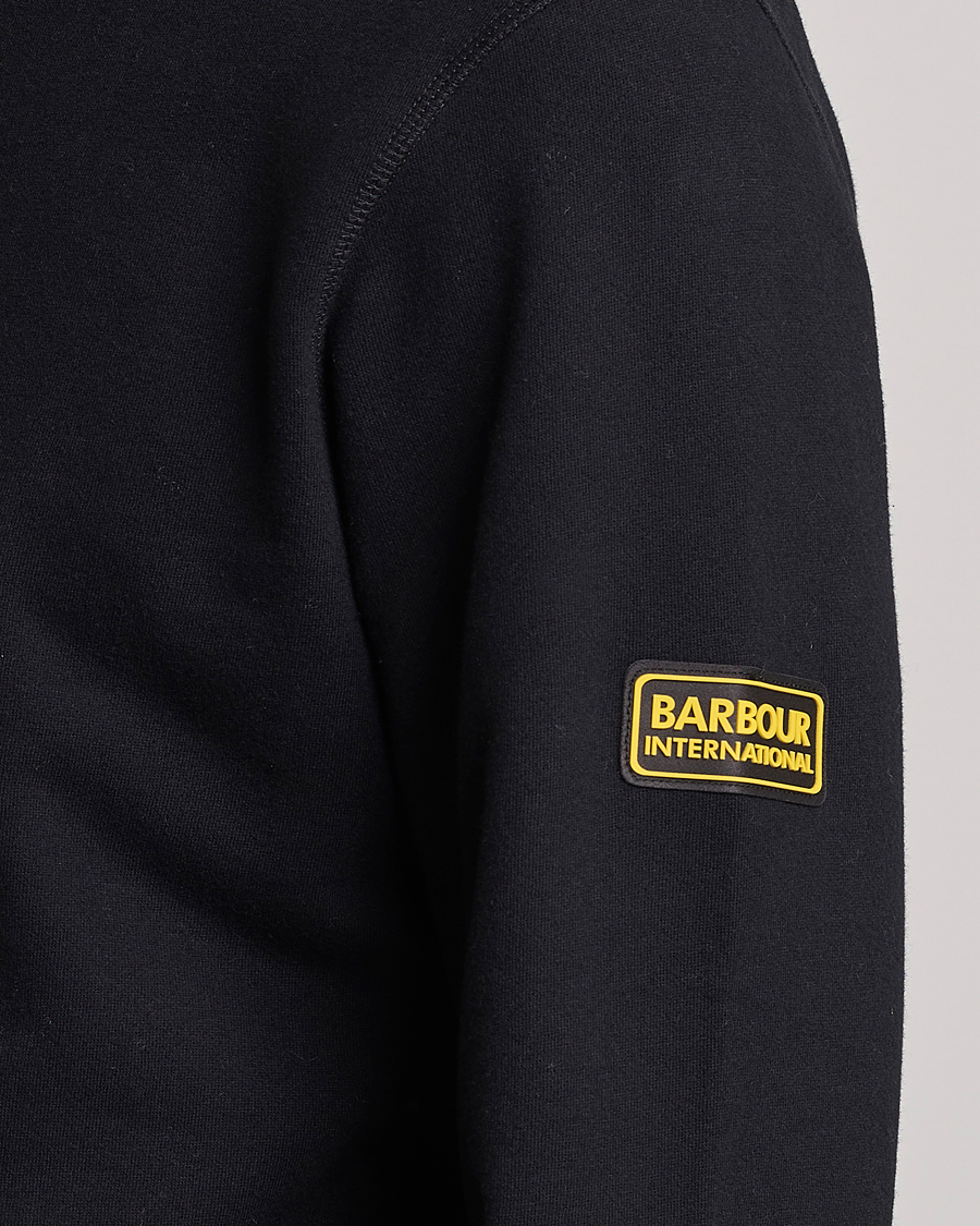 Herr | Tröjor | Barbour International | Badge Crew Neck Sweatshirt Black