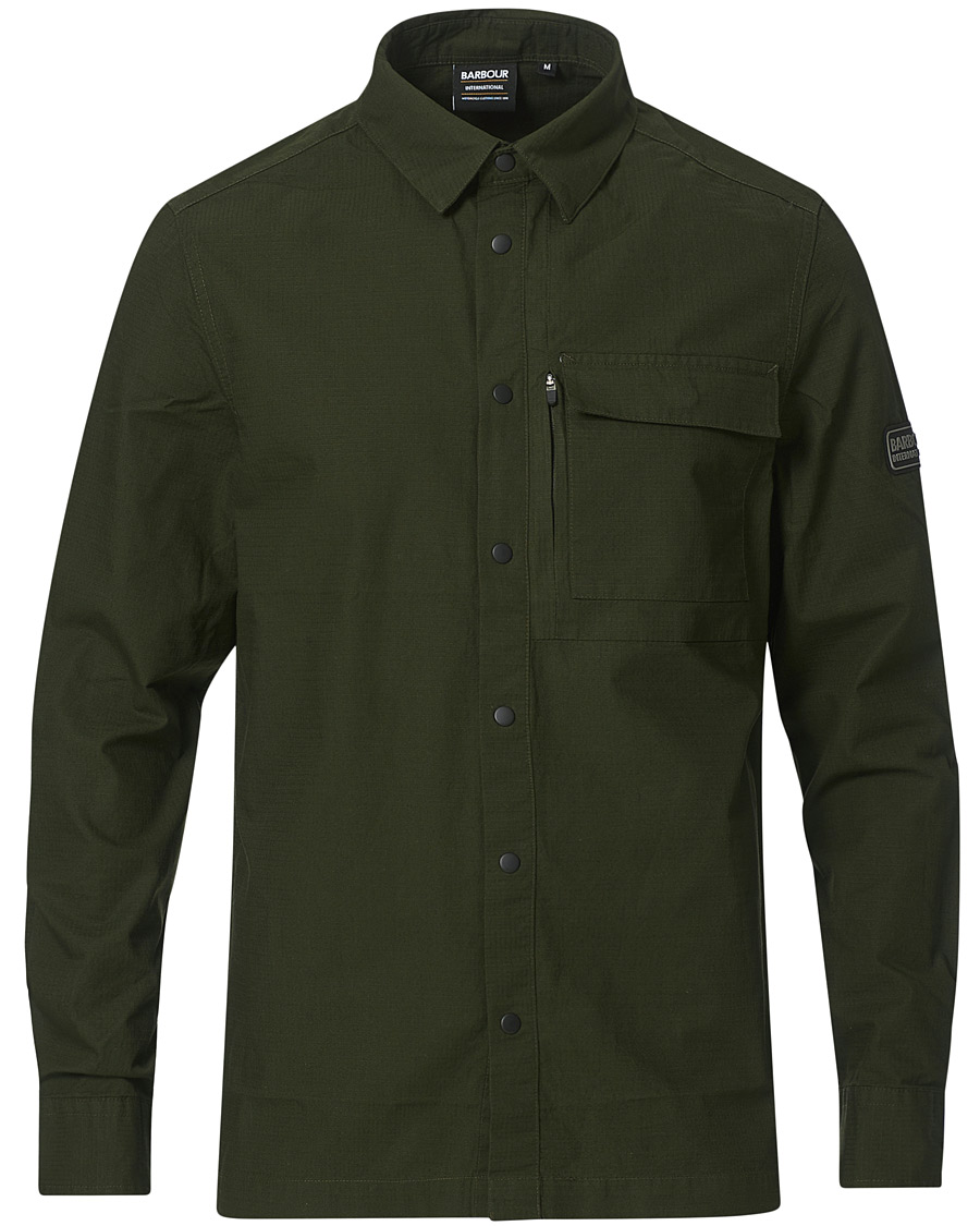 Herr | Skjortor | Barbour International | Rapid Overshirt Forest Green