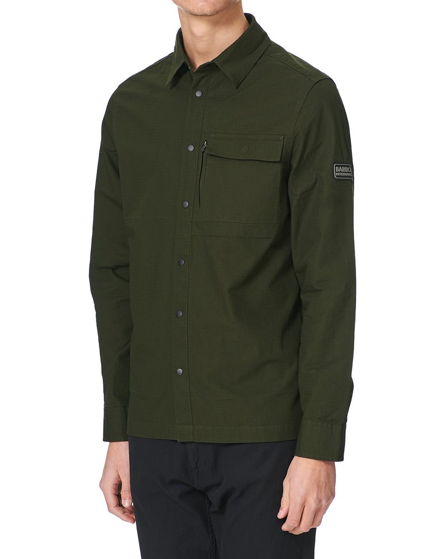 Herr | Skjortor | Barbour International | Rapid Overshirt Forest Green