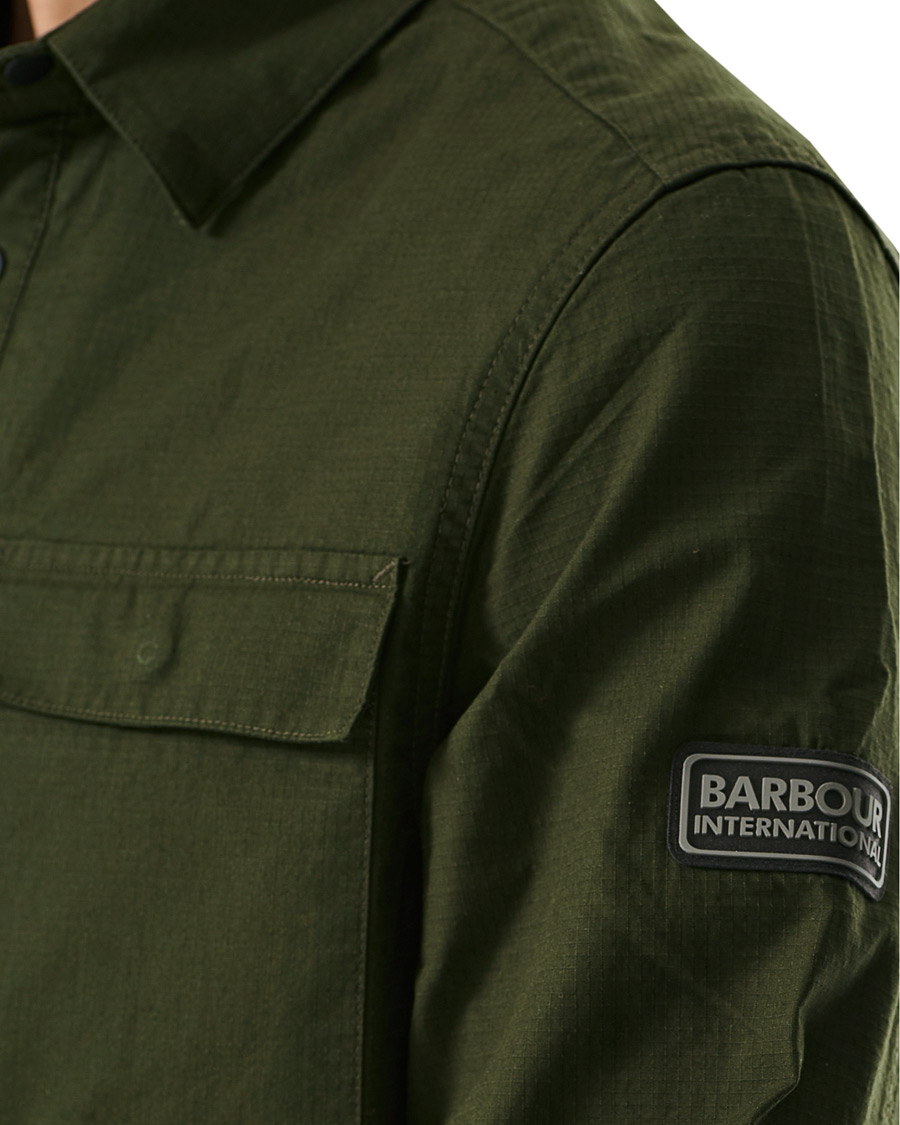 Herr | Skjortor | Barbour International | Rapid Overshirt Forest Green