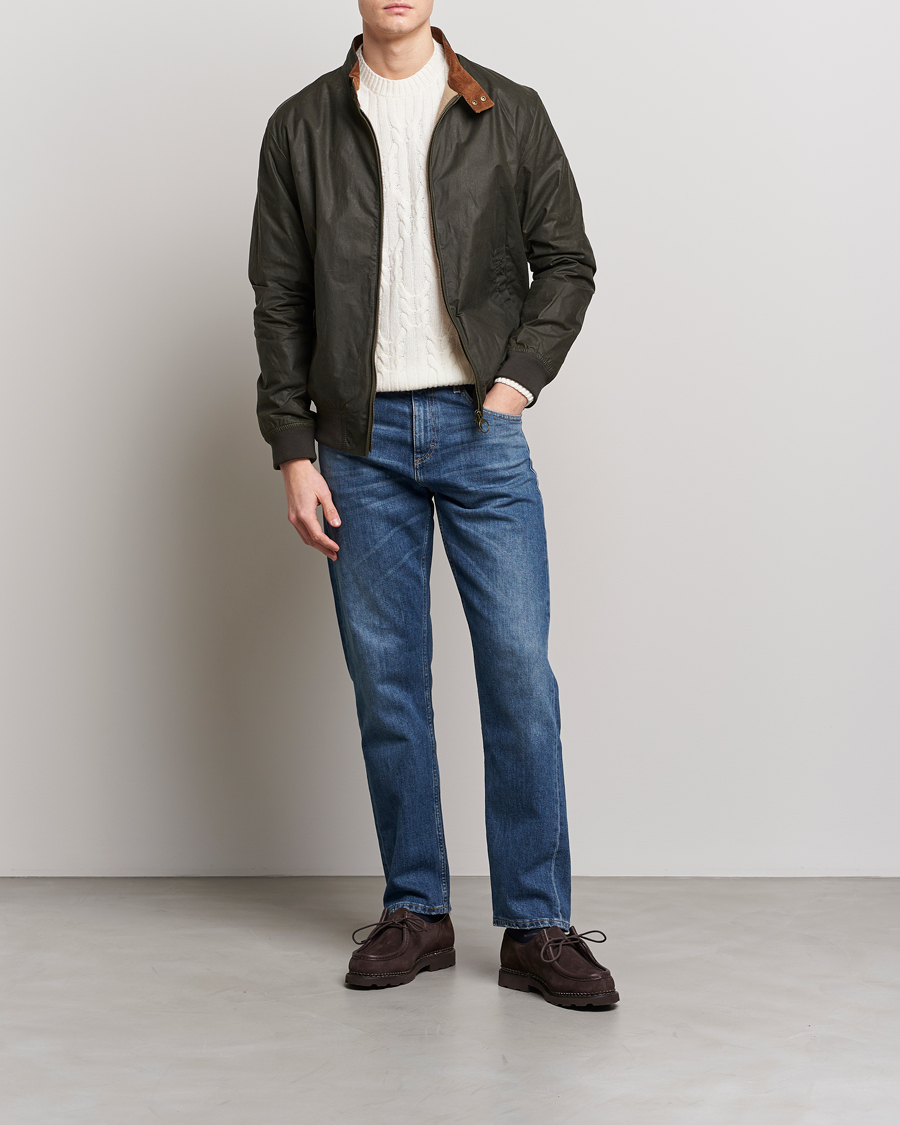 Herr | Jackor | Barbour Lifestyle | Royston Lightweight Waxed Jacket Archive Olive