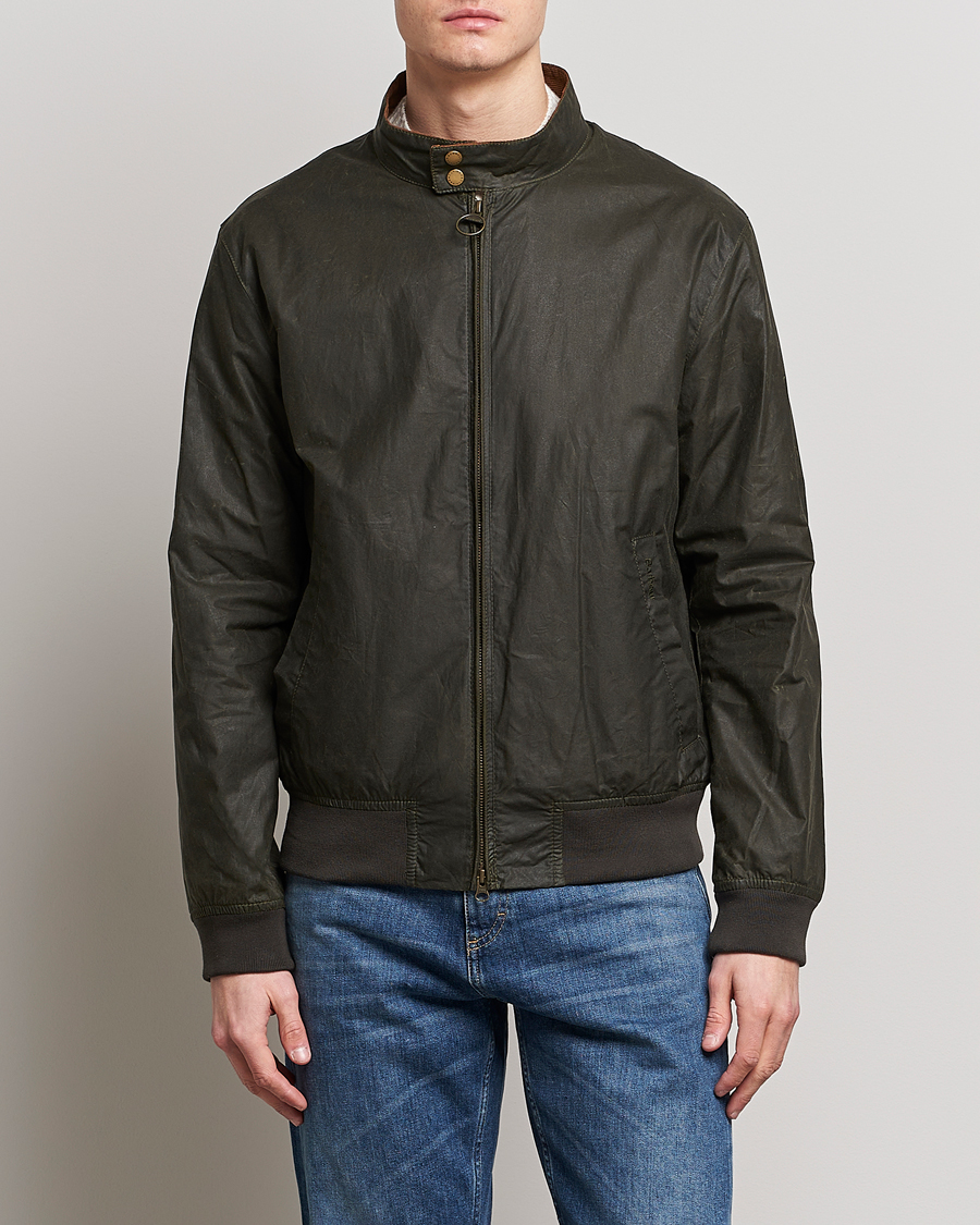 Herr |  | Barbour Lifestyle | Royston Lightweight Waxed Jacket Archive Olive
