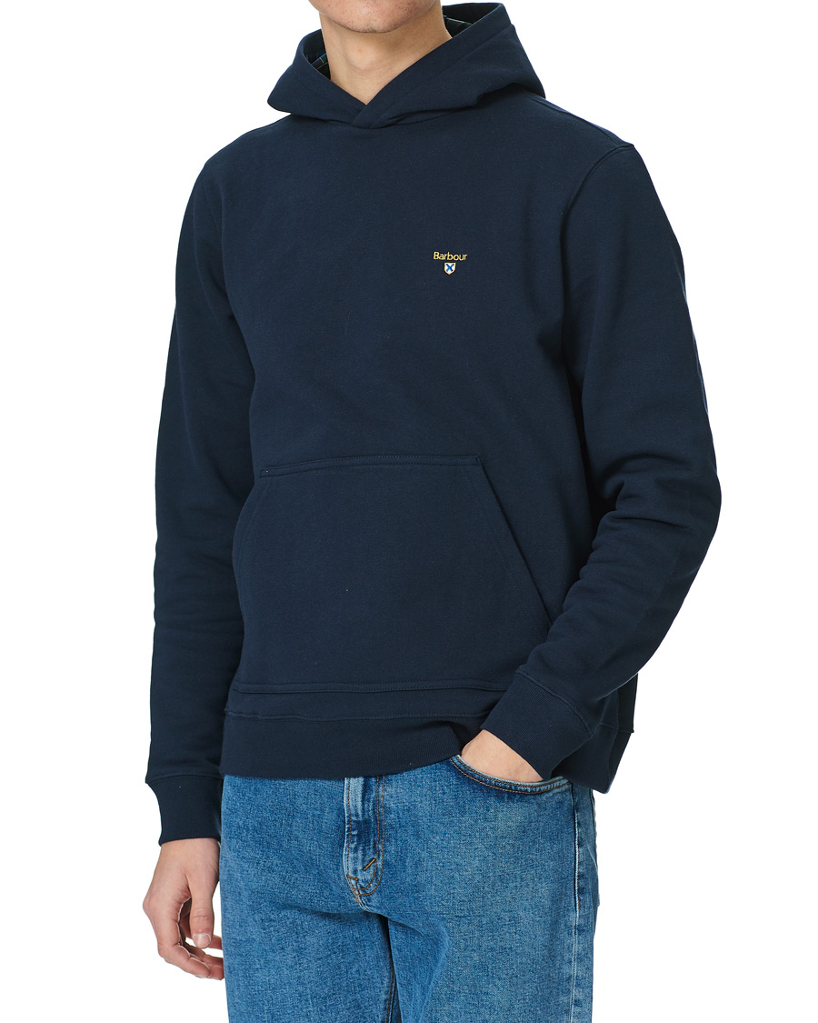 Herr | Tröjor | Barbour Lifestyle | Campus Hoodie Navy