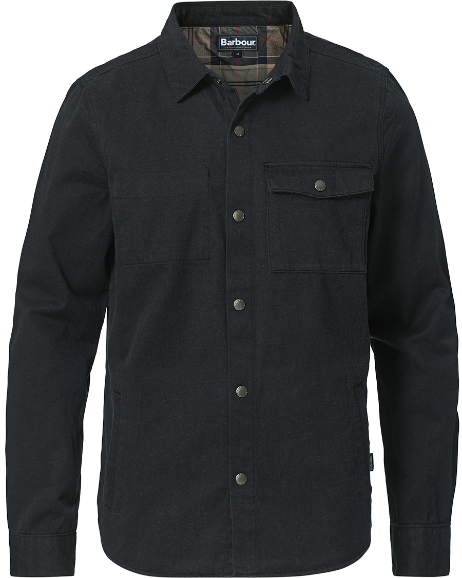 Herr | Skjortor | Barbour Lifestyle | Mortan Overshirt Black