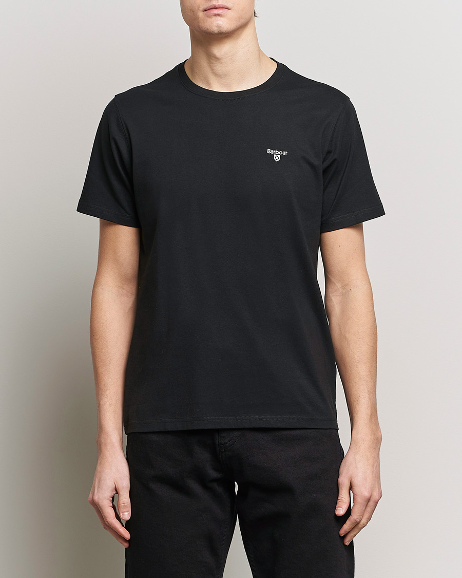 Herr | T-Shirts | Barbour Lifestyle | Essential Sports T-Shirt Black