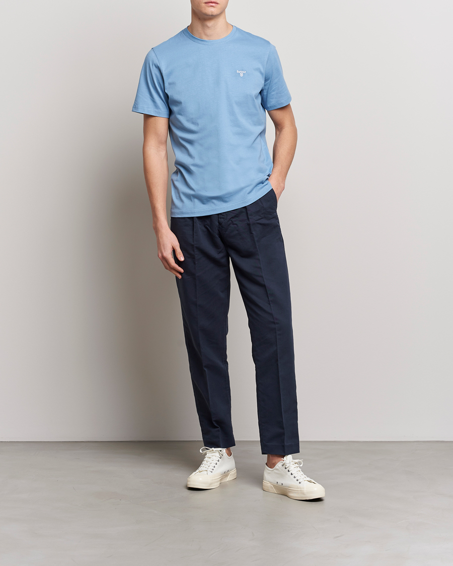 Herr | T-Shirts | Barbour Lifestyle | Sports Crew Neck T-Shirt Blue