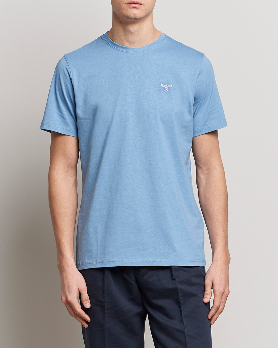 Herr | T-Shirts | Barbour Lifestyle | Sports Crew Neck T-Shirt Blue